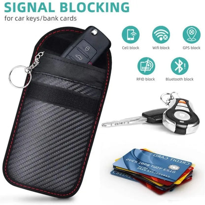 Faraday Key Fob Pouch — RFID Signal Blocking Car Key Bag