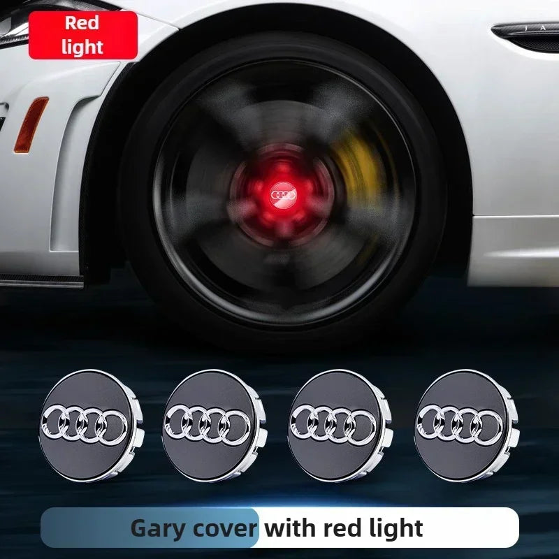 Audi LED Hub Center Caps