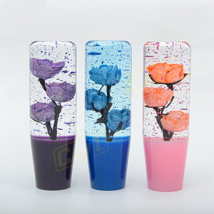 JDM Flower Acrylic Gear Shift Knob Universal 15cm Racing