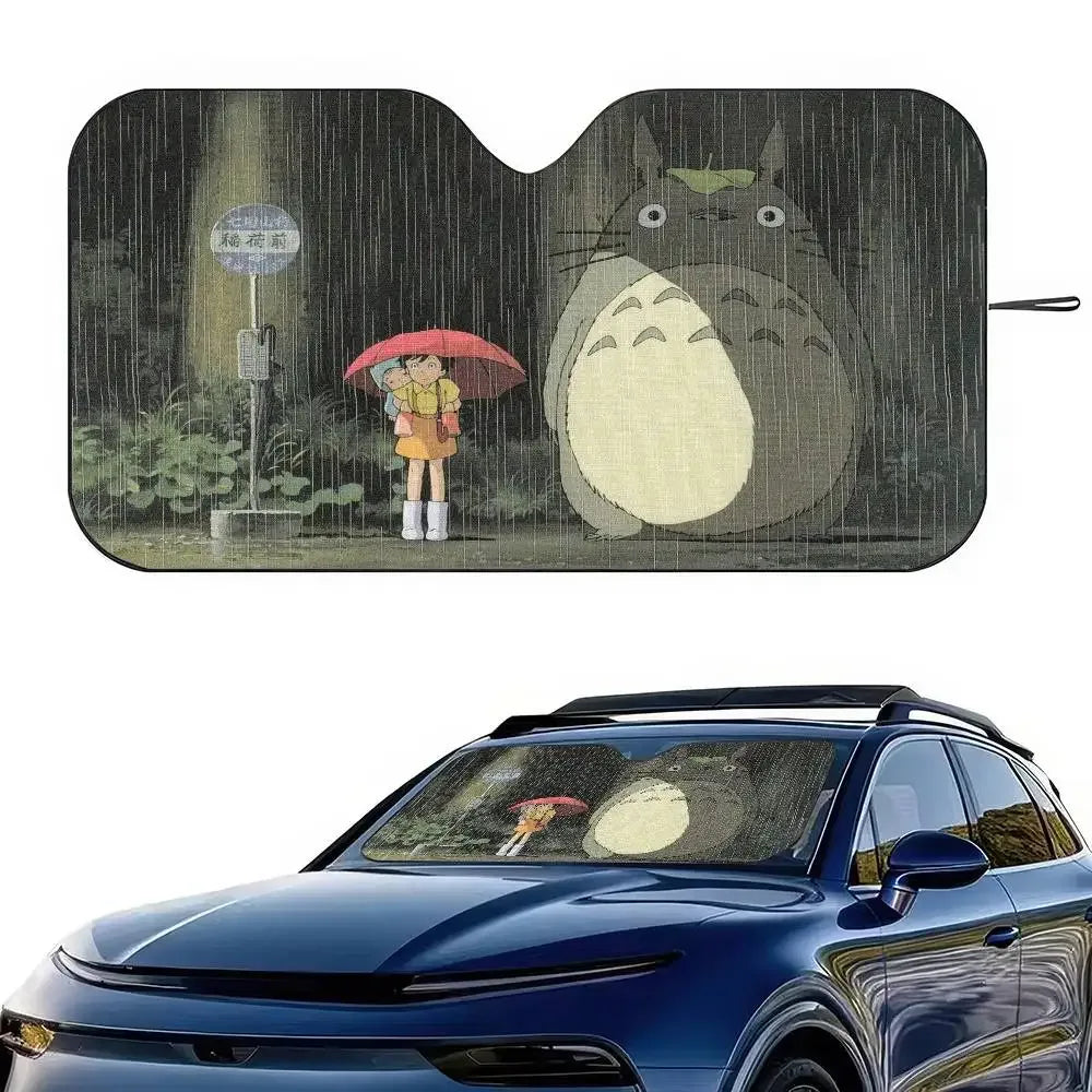 Studio Ghibli Totoro Car Windshield Sunshade - UV Protection Visor - A