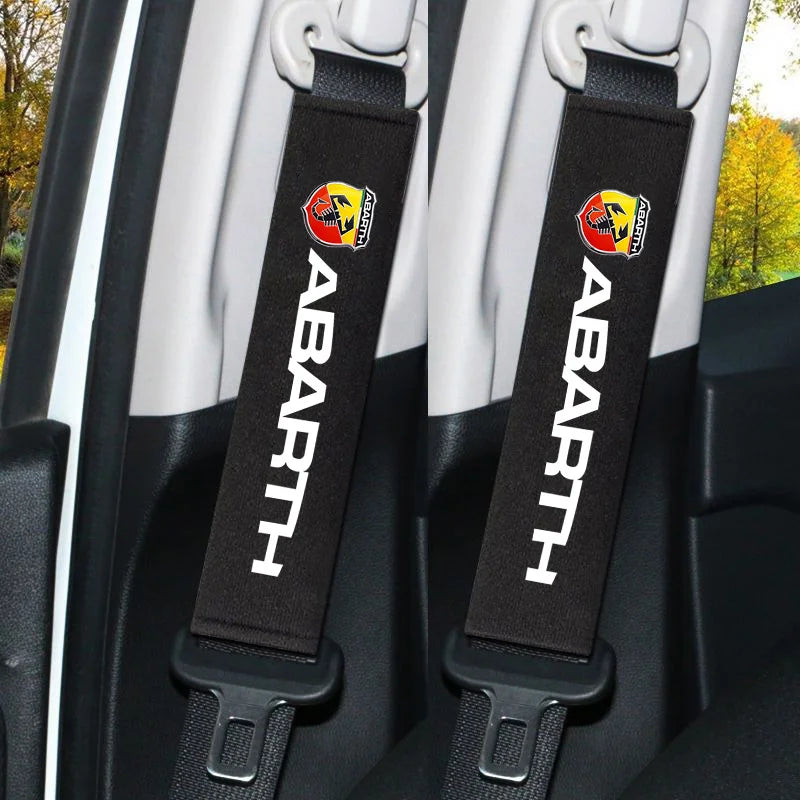 Abarth Car Neck Pillow & Seat Belt Shoulder Pad