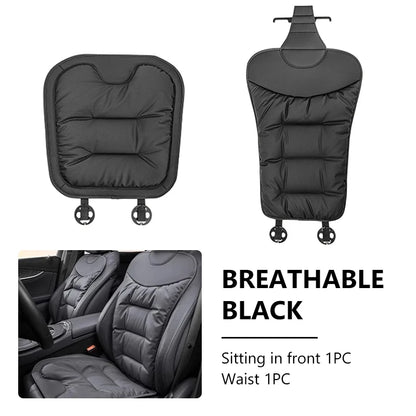 AUTOMECHANIST Nappa Leather Car Seat Covers Universal 5-Seat Set