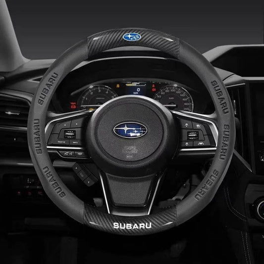 Subaru Steering Wheel Cover - Round Red