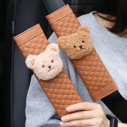 Children's Bear Car Seatbelt Cushion Cover