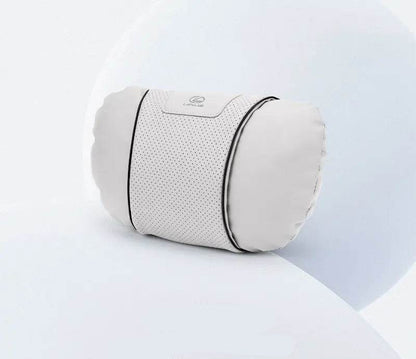 Nappa Leather Car Neck Pillow for Lexus IS, CT, RX, GS, LS, LX – Ergonomic Headrest - headrest 1pc white