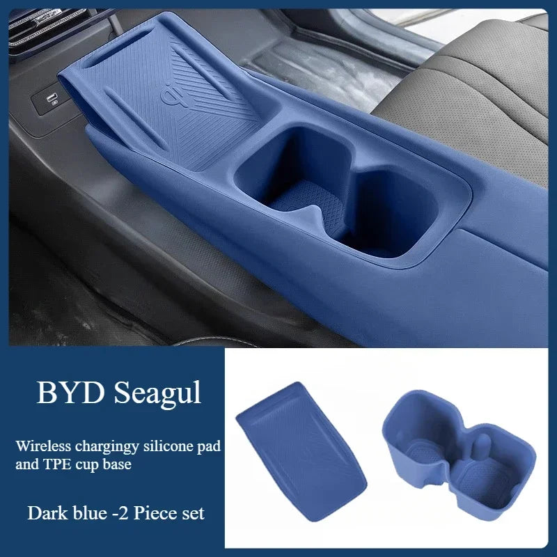 BYD Seagull Wireless Charging Silicone Pad Cup Holder Accessory