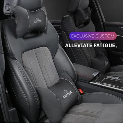 MG Headrest & Lumbar Support - Black Headrest