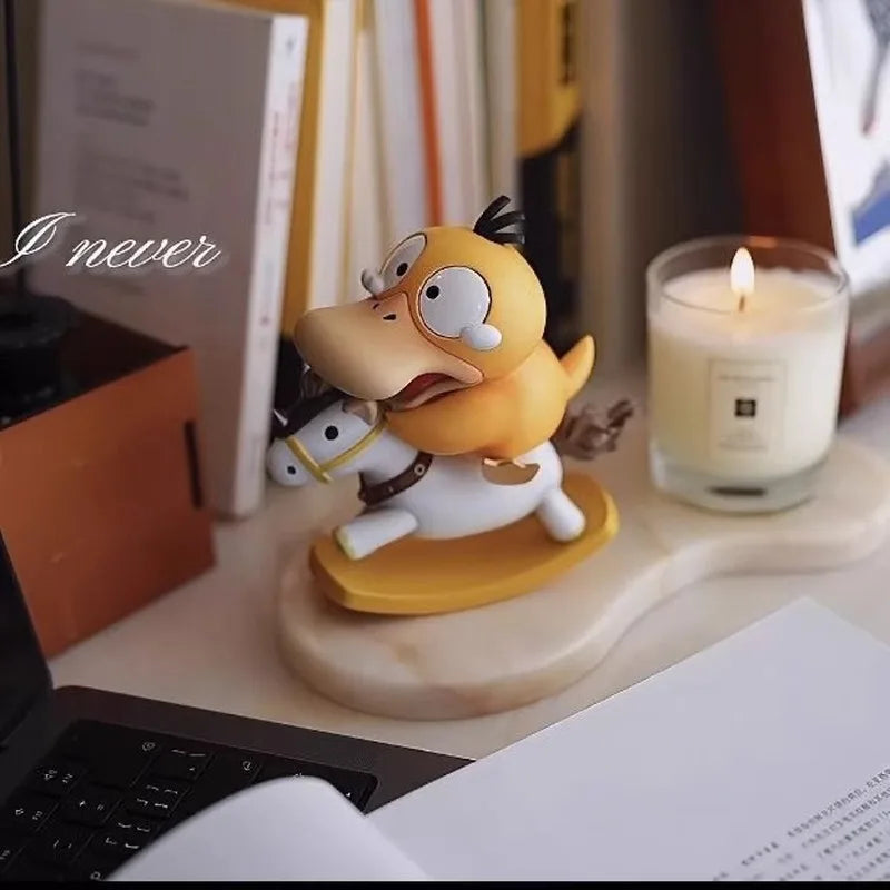 Pokemon Psyduck Rocking Horse GK Figure Desktop Collectible Statue