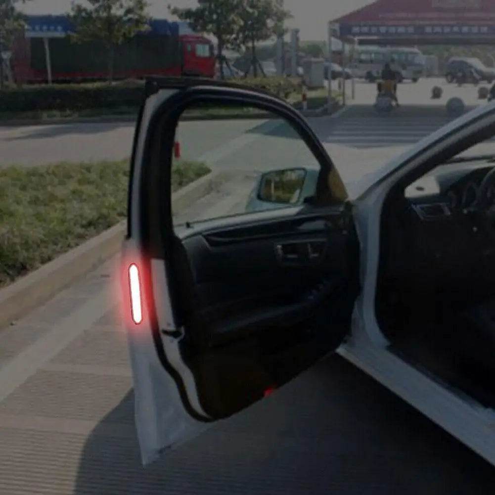 Reflective Car Door Safety Warning Stickers - 