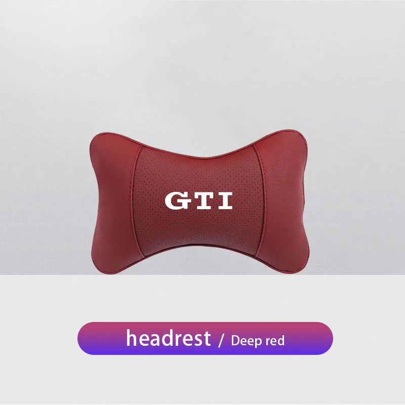 Volkswagen Leather Headrest Pillow
