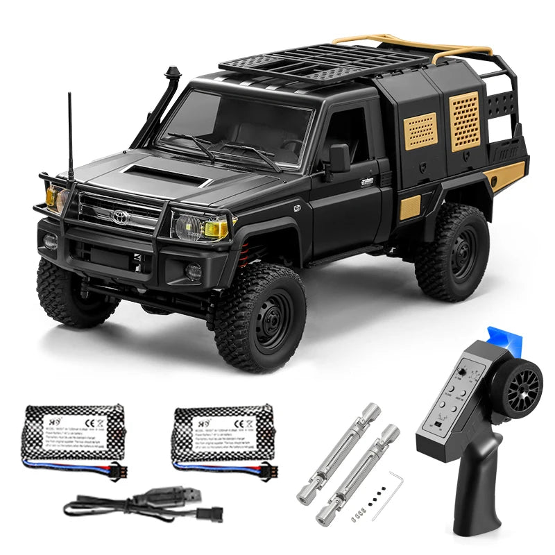 MN82 Series RC Pickup Truck – 4WD Off-Road Climbing Car - MN82 Red-1B