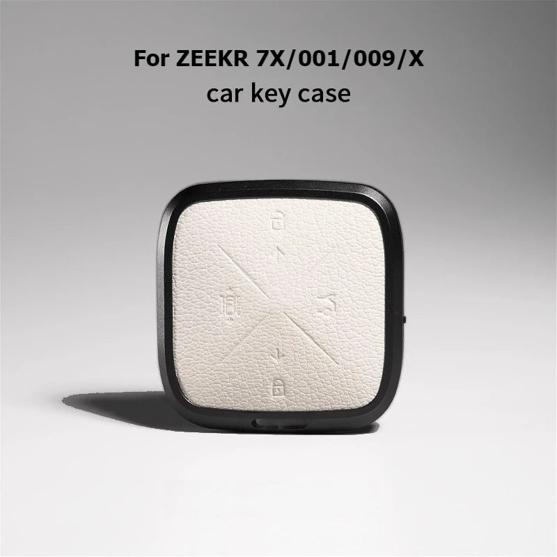 Zinc Alloy Leather Key Cover for Geely ZEEKR 001 7X 009 X Car Fob