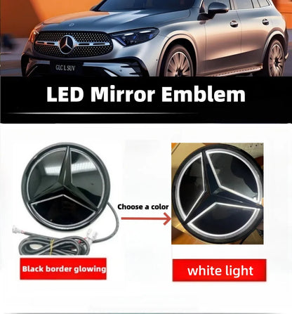 LED Illuminated Mercedes-Benz Star Grille Emblem – Front LED Logo Badge