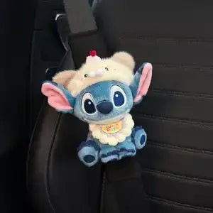 Stitch Car Seat Belt Cover Anime Cartoon Shoulder Pad