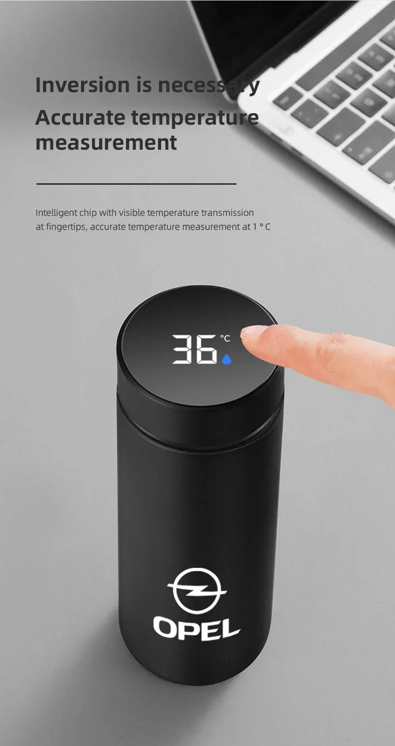 Opel Smart Thermos Bottle 500ML - White