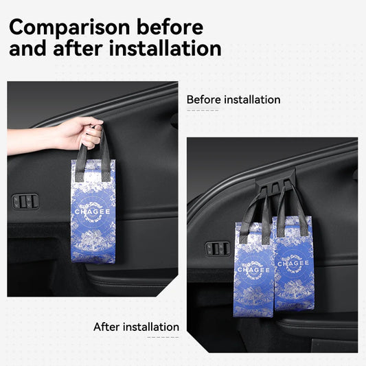 Tesla Model Y Juniper Trunk Hooks Concealed Cargo Clips Left & Right