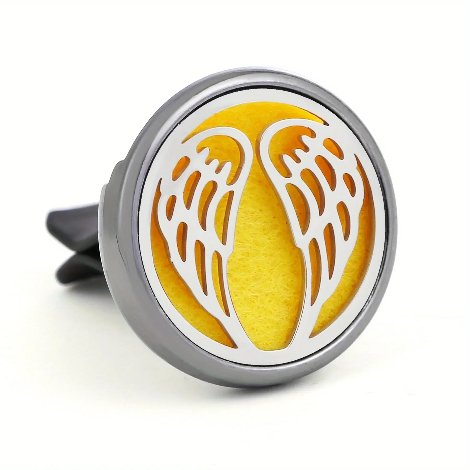 Refillable Car Air Freshener Vent Clip with 10 Pads - A