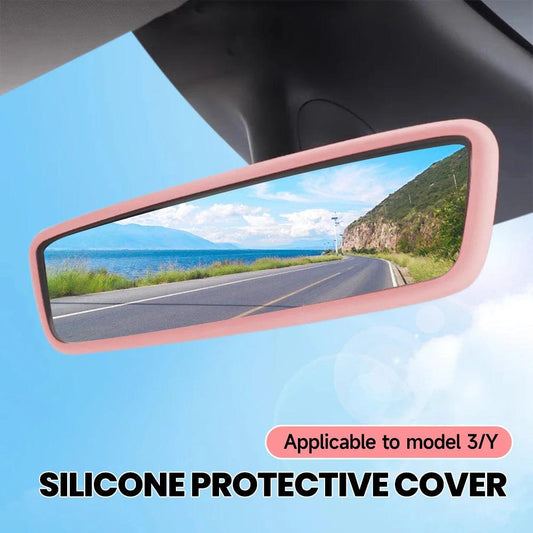 Tesla Model 3 Y Silicone Rearview Mirror Cover Protector Anti-Glare