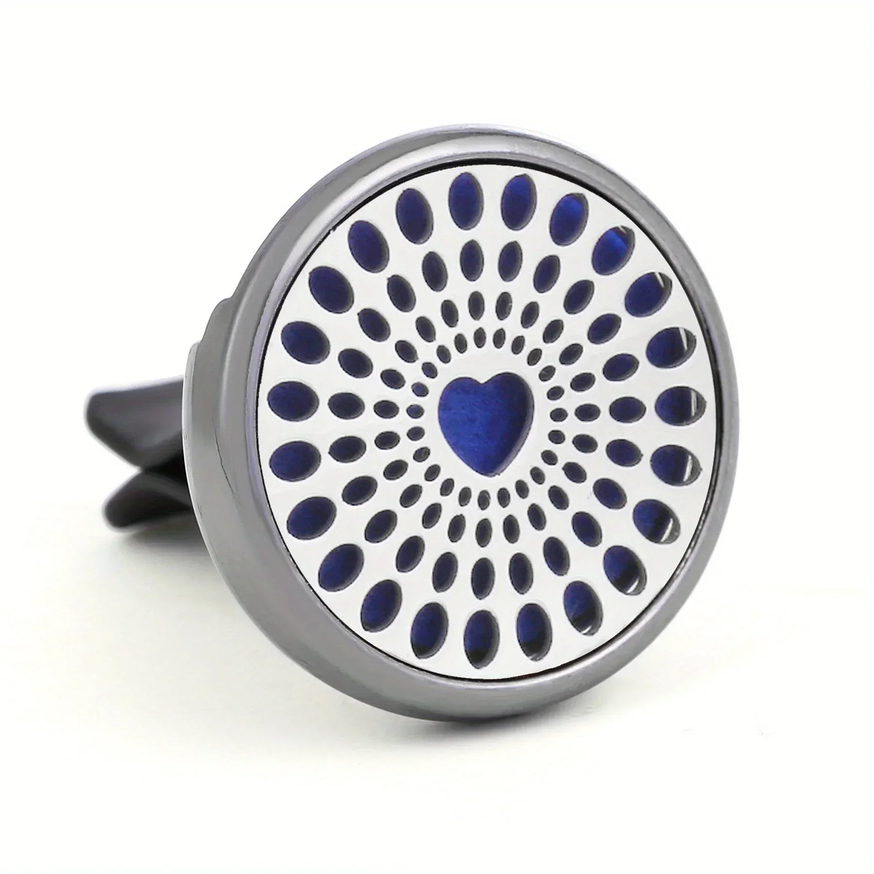 Refillable Car Air Freshener Vent Clip with 10 Pads - A