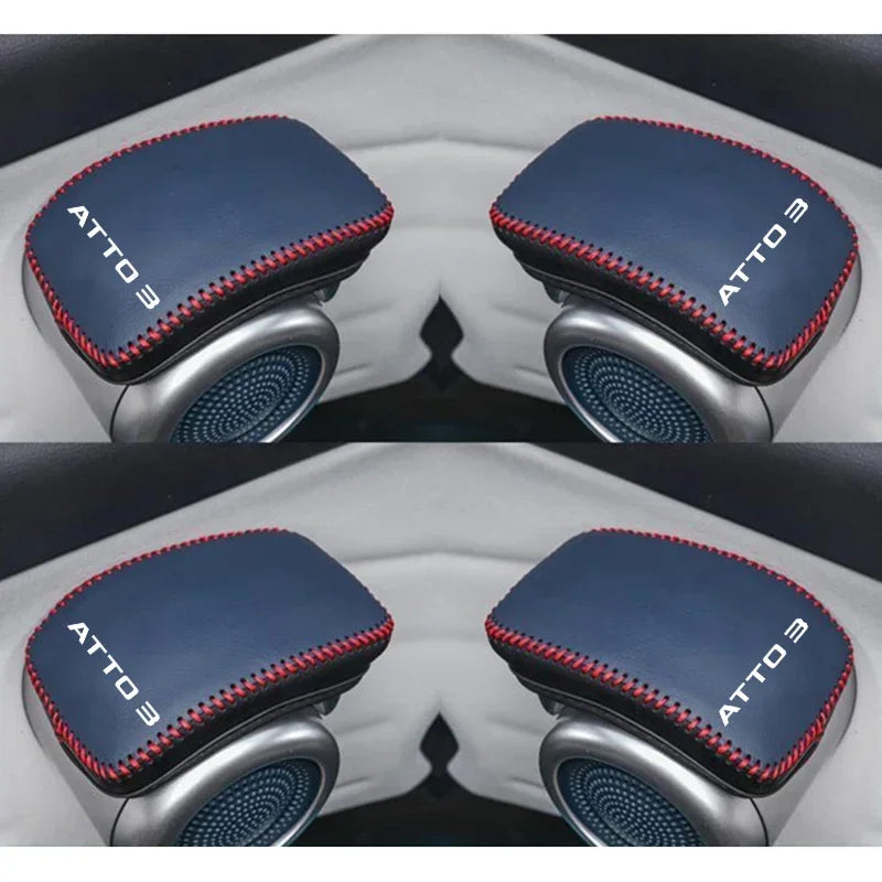 BYD Atto 3 Interior Door Handle Covers - Leather Protective Set