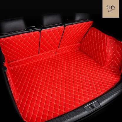 Kia Sorento Custom Floor Mats 2013-2017 5 Seat + Trunk Mat Set - All red