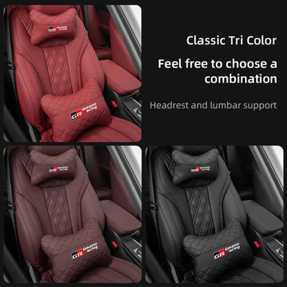 Toyota GR Car Seat Neck Pillow & Lumbar Support