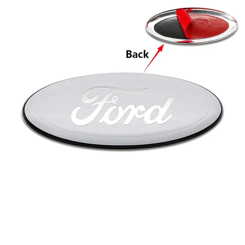 Ford 14.5cm Metal Front Grille & Trunk Logo Badge Emblem - A