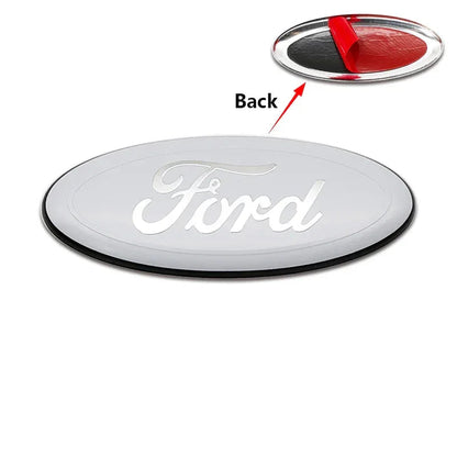 Ford 14.5cm Metal Front Grille & Trunk Logo Badge Emblem - A