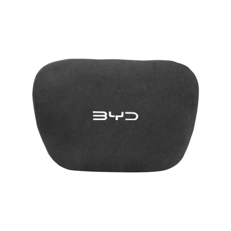 BYD Car Headrest & Waist Pillow - Headrest Black