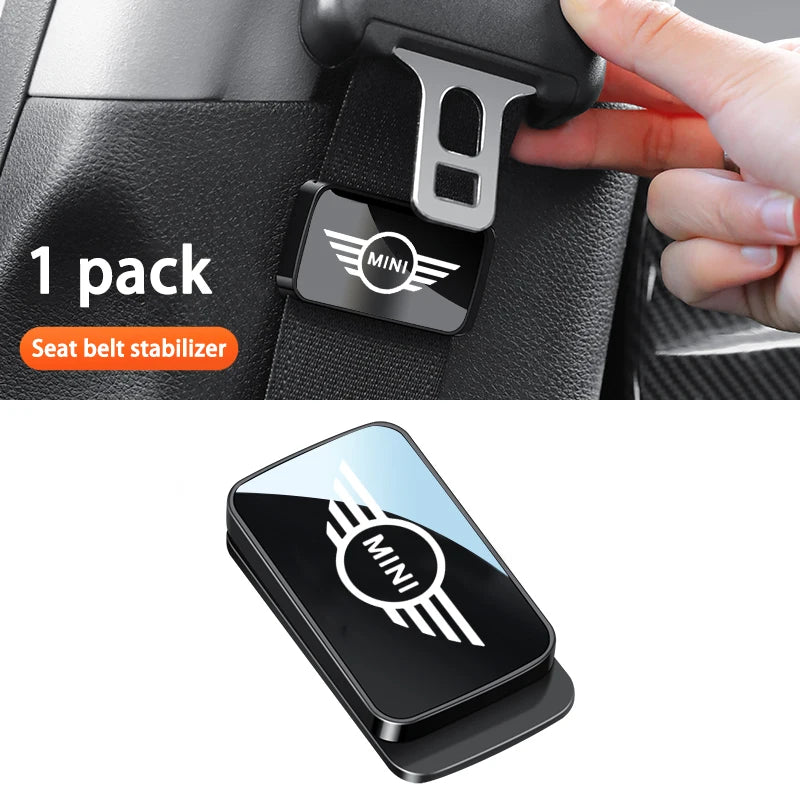 Mini Cooper Seat Belt Holder – Magnetic Stabilizer Clip for F54 F55 F56 F57 F60 R50 Models - 