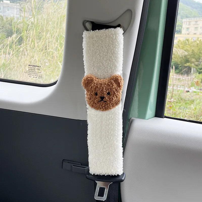 Children's Bear Car Seatbelt Cushion Cover