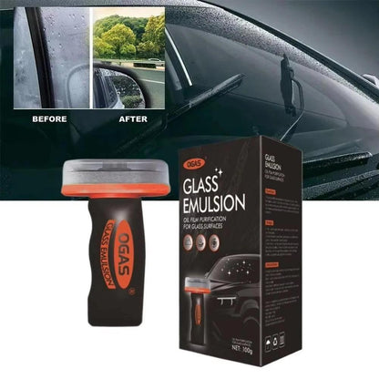 100g Car Glass Oil Film Remover - Windshield Mirror Cleaner Stain