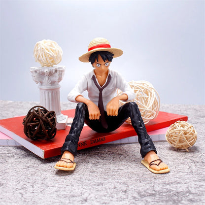 One Piece Luffy Seated PVC Figure, 12cm