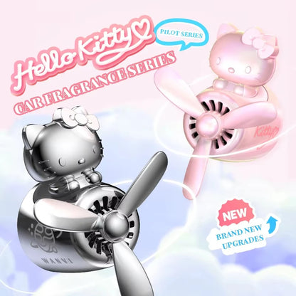 Hello Kitty Rotating Propeller Car Air Freshener Vent Diffuser