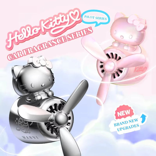 Hello Kitty Rotating Propeller Car Air Freshener Vent Diffuser