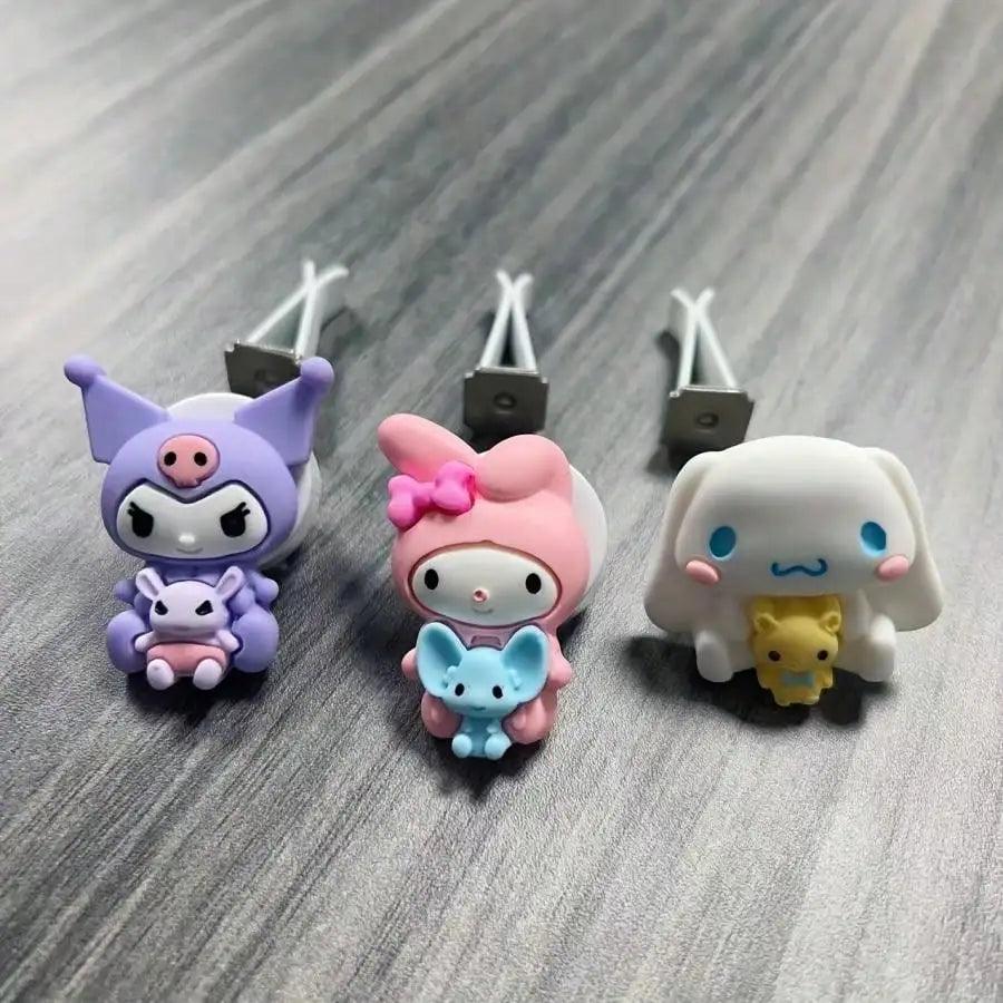 HelloKitty Kuromi Cinnamoroll Car Air Vent Clips Interior Decor