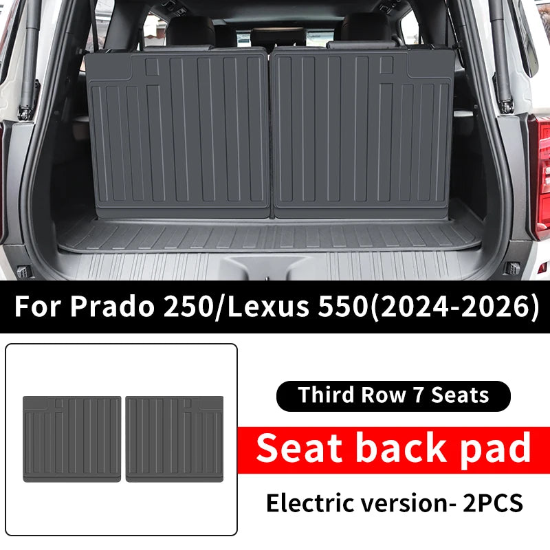 Toyota Prado and Lexus GX550 Seat Back Protector - 3rd Row 7 Seat Power