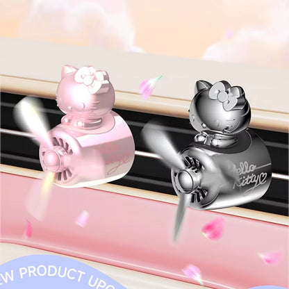 Hello Kitty Rotating Propeller Car Air Freshener Vent Diffuser
