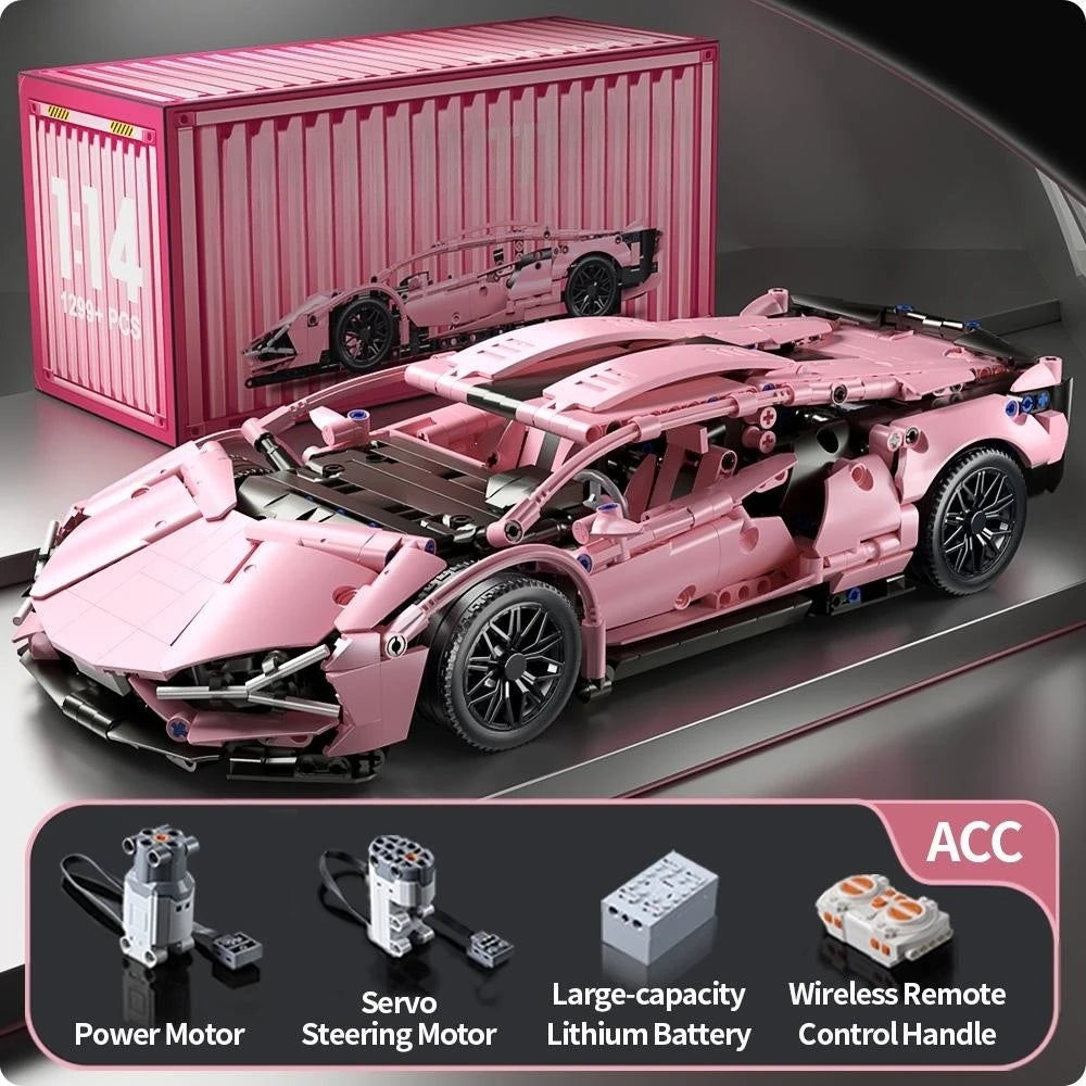 ToylinX Racing Car Building Blocks – Mechanical Puzzle Toy - Staic