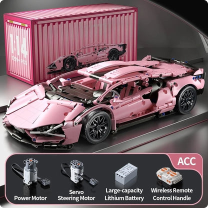 ToylinX Racing Car Building Blocks – Mechanical Puzzle Toy - Staic