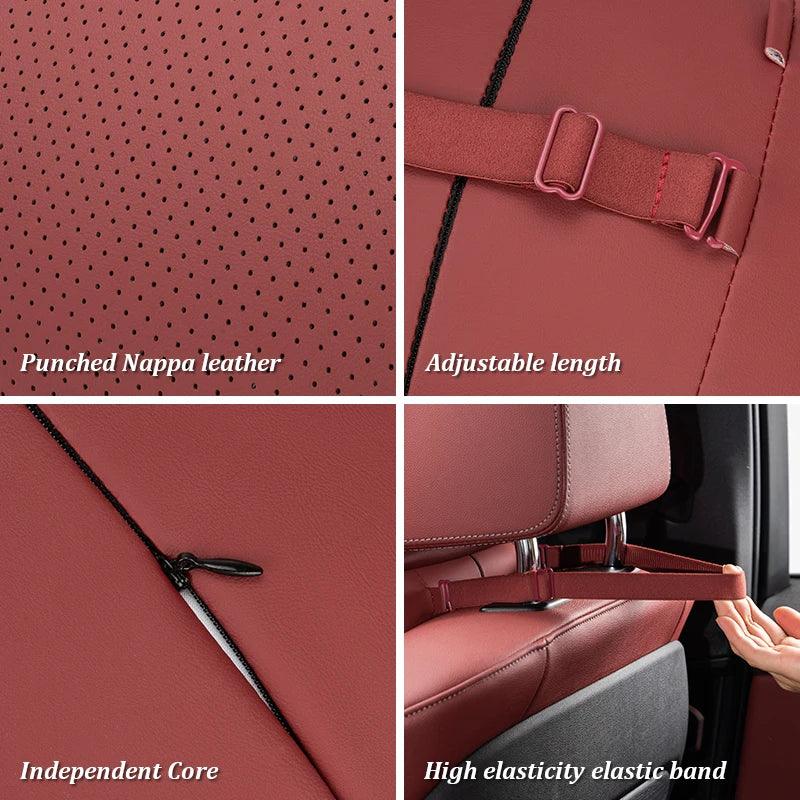 GWM Tank Suede Neck Pillow & Lumbar Support - White Neck Pillow