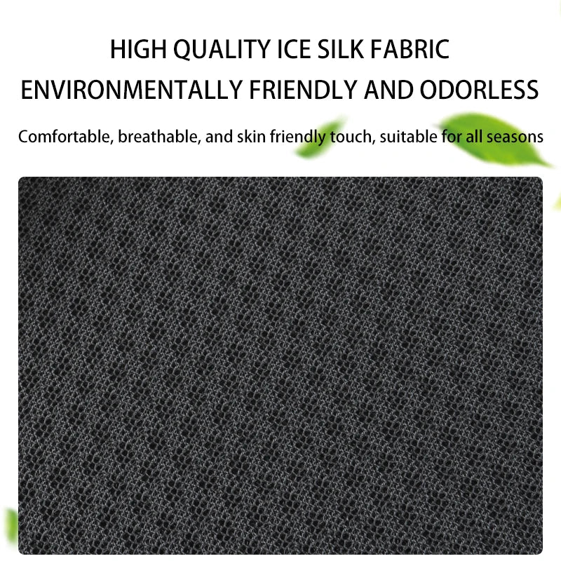 Tesla Ice Silk Seat Cushion | Model 3 & Y (2019–2025) Breathable Cover - T-M3Y-F01-white