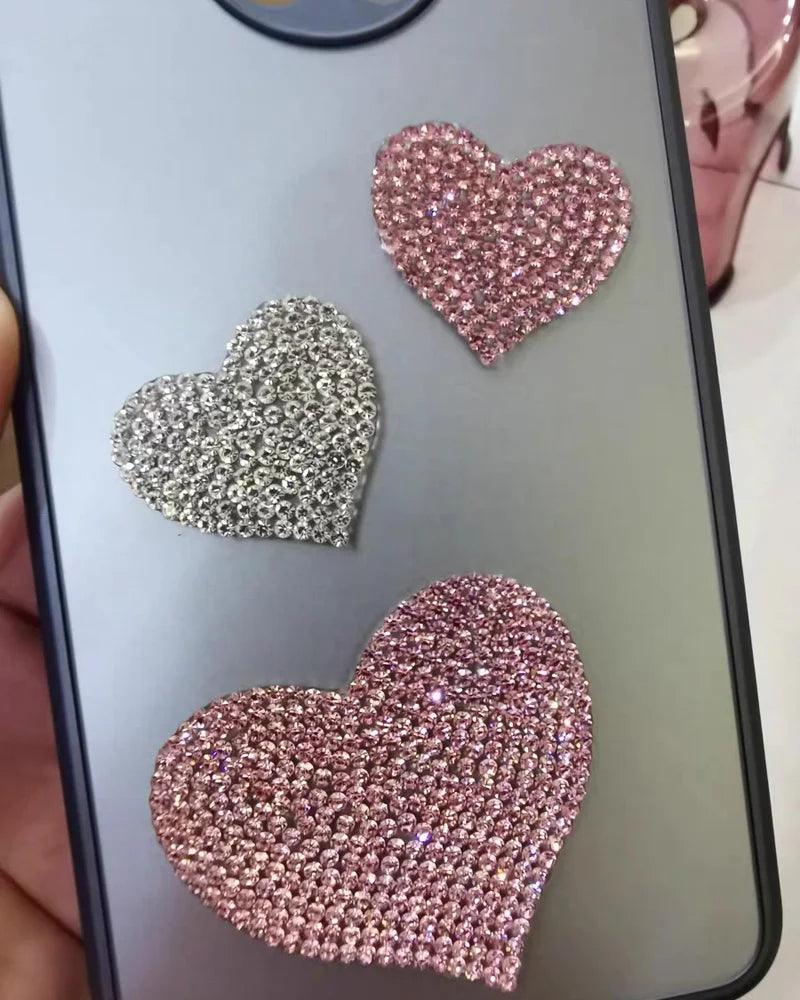 Bling Diamond Crystal Car Stickers Anti-Scratch Rhinestone Decals