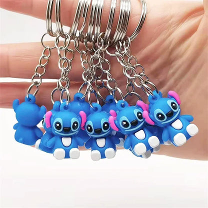 Disney Stitch Car Rearview Mirror Hanging Pendant Action Figure
