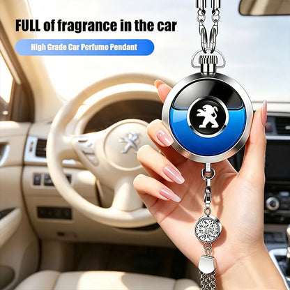 Peugeot Metal Lace Car Air Freshener Hanging Pendant