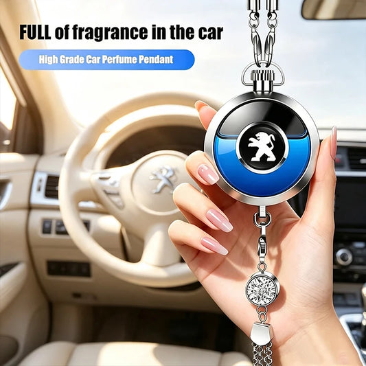 Peugeot Metal Lace Car Air Freshener Hanging Pendant