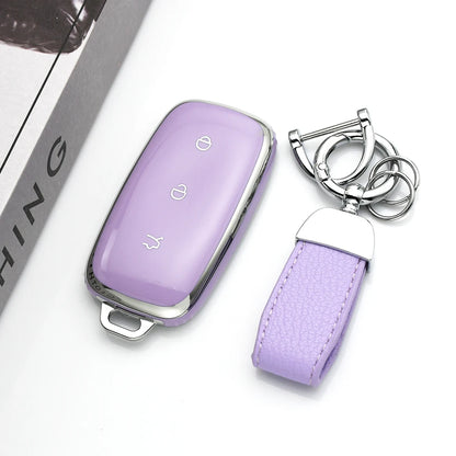 TPU Car Key Case Shell Fob Cover For Geely Galaxy EX5 E5 Proton