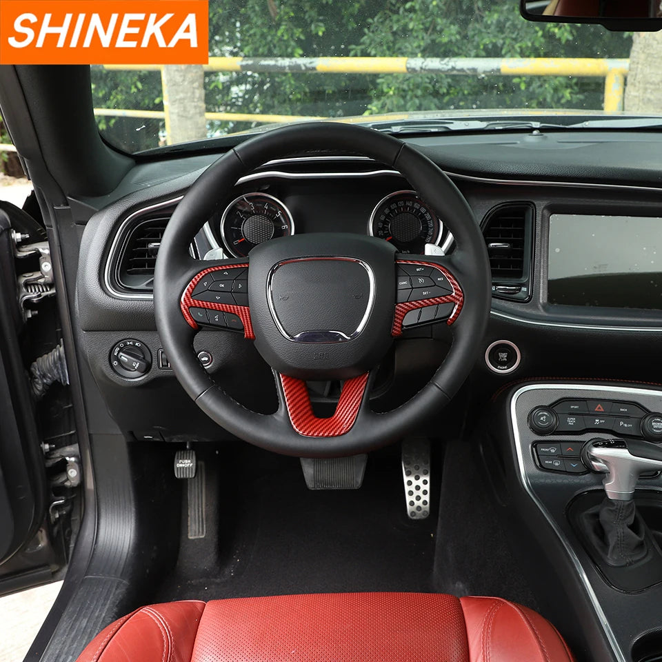 Dodge Carbon Fibre Steering Wheel Cover