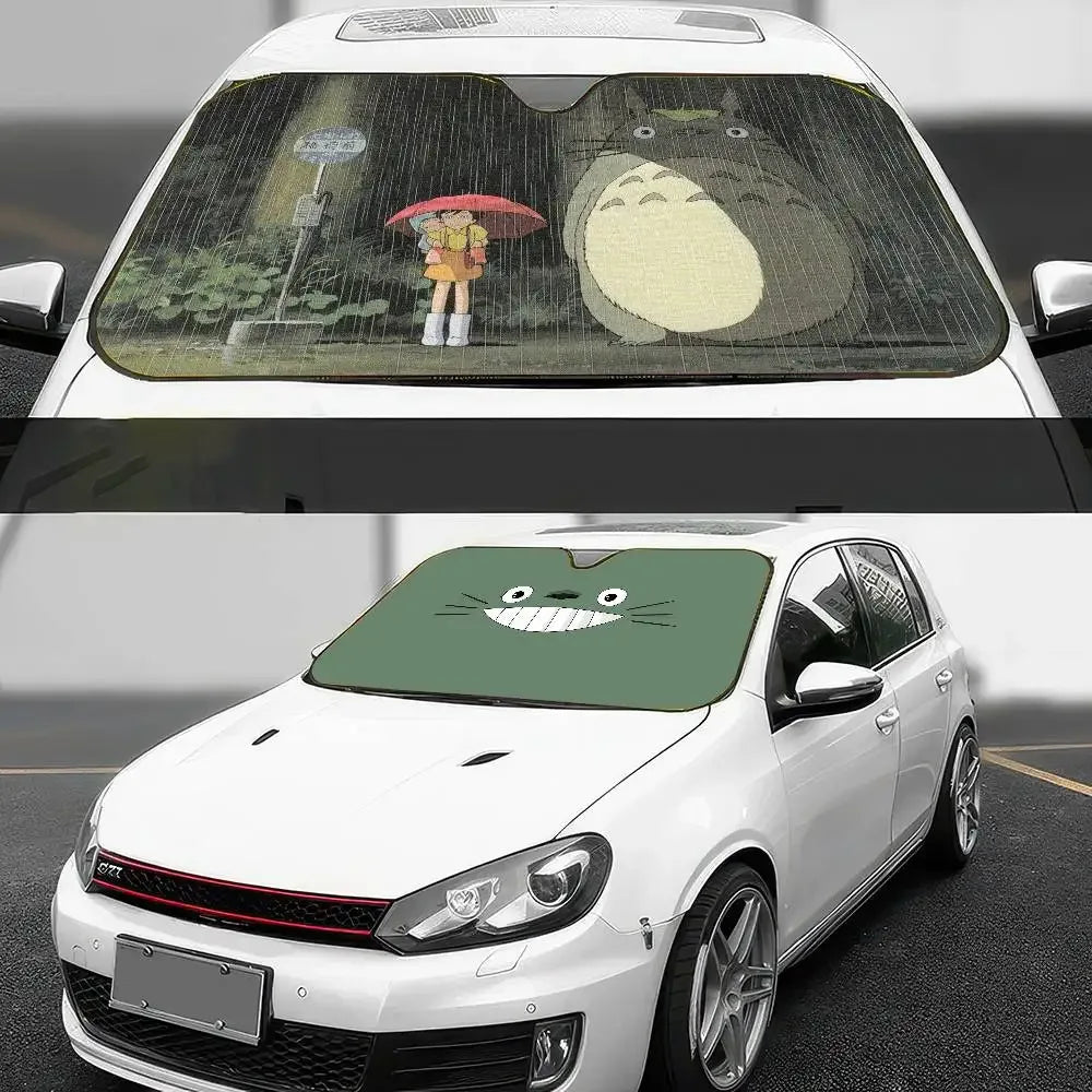 Studio Ghibli Totoro Car Windshield Sunshade - UV Protection Visor - A