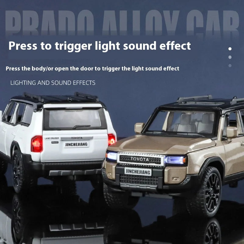 Toyota Prado Land Cruiser 1:32 Scale Die-Cast Metal Alloy Model Car